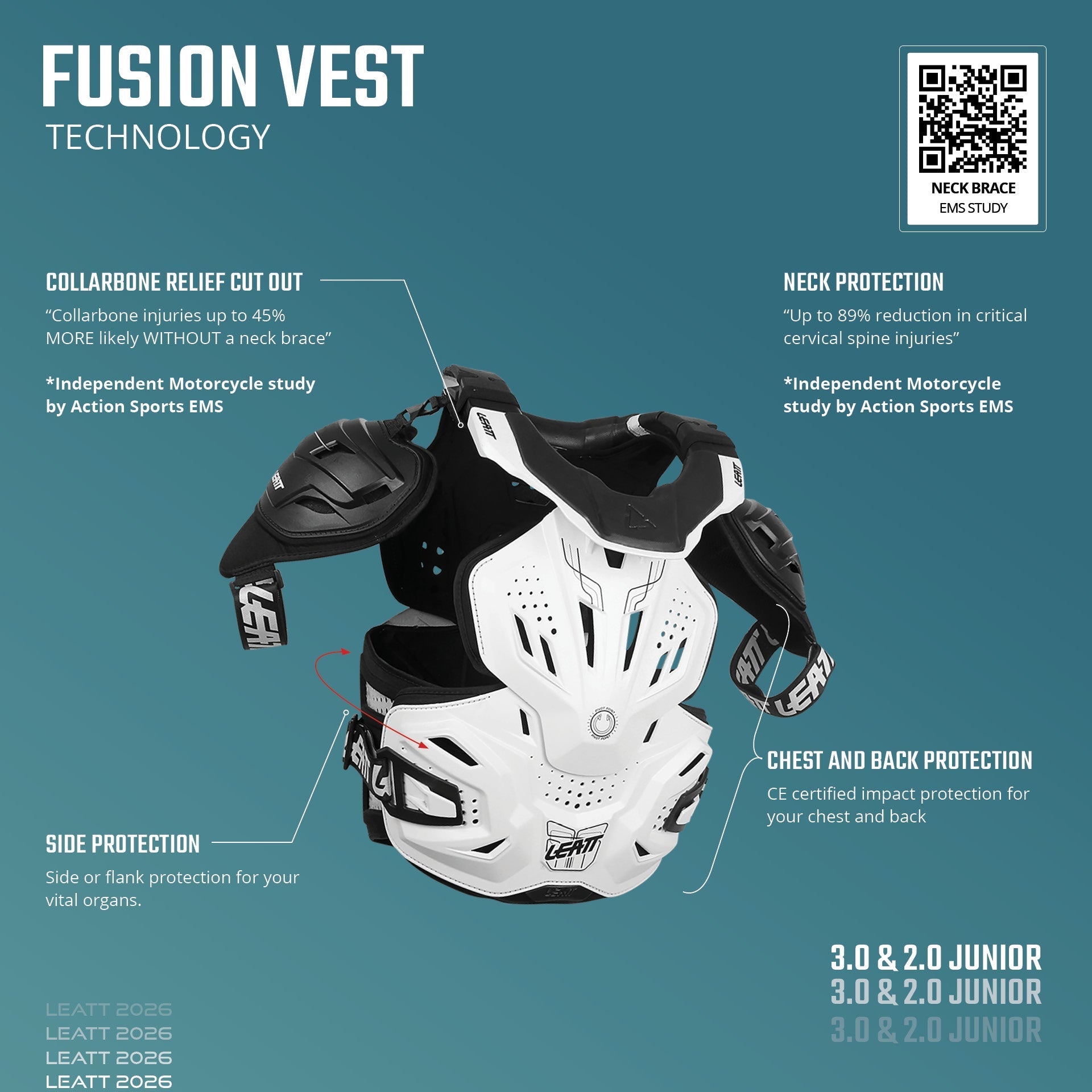 Fusion vest 2.0 - Junior – Leatt Switzerland